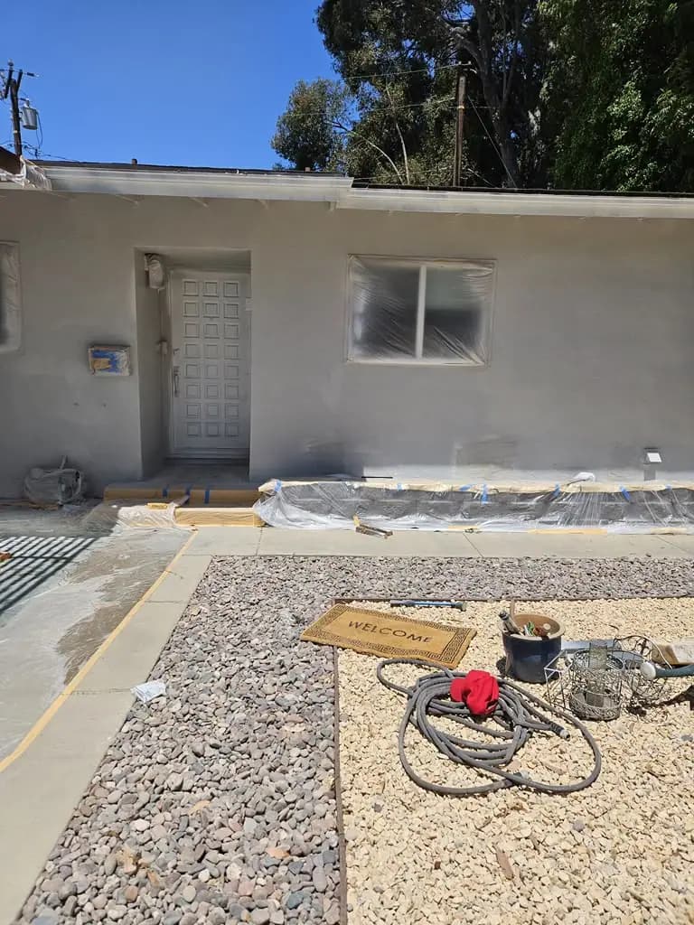 CaliCoat painting and plastering project 36 in Southern California